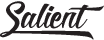 A black and white image of the word " caliente ".