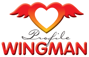 Here's a short alt tag for the image: `Wingman logo: heart with wings`