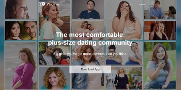 WooPlus: Plus-size dating community.